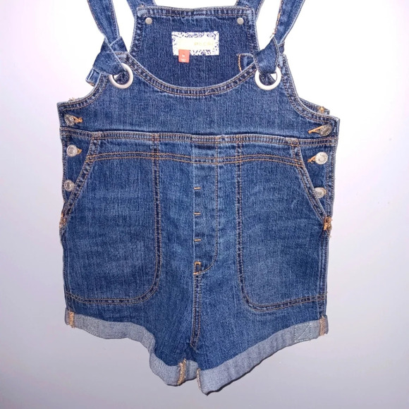 Pilcro by anthropologie women's Jean romper overalls size 25 blue - Picture 5 of 5